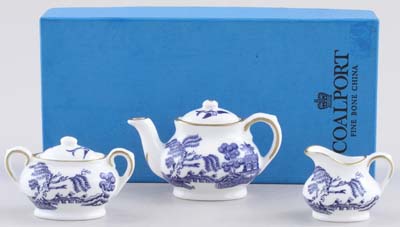 Miniature Teapot Sucrier and Jug c1960 to 1980